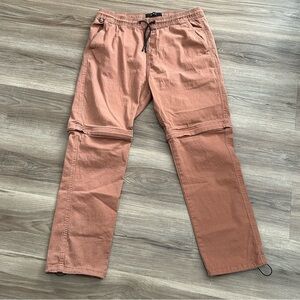 MBX Tan Brownish 2 in One Pants Shorts Women Size Large